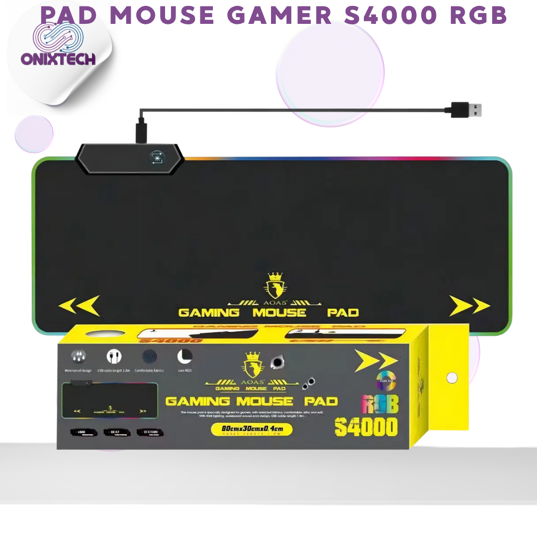 PAD MOUSE GAMER S4000 RGB